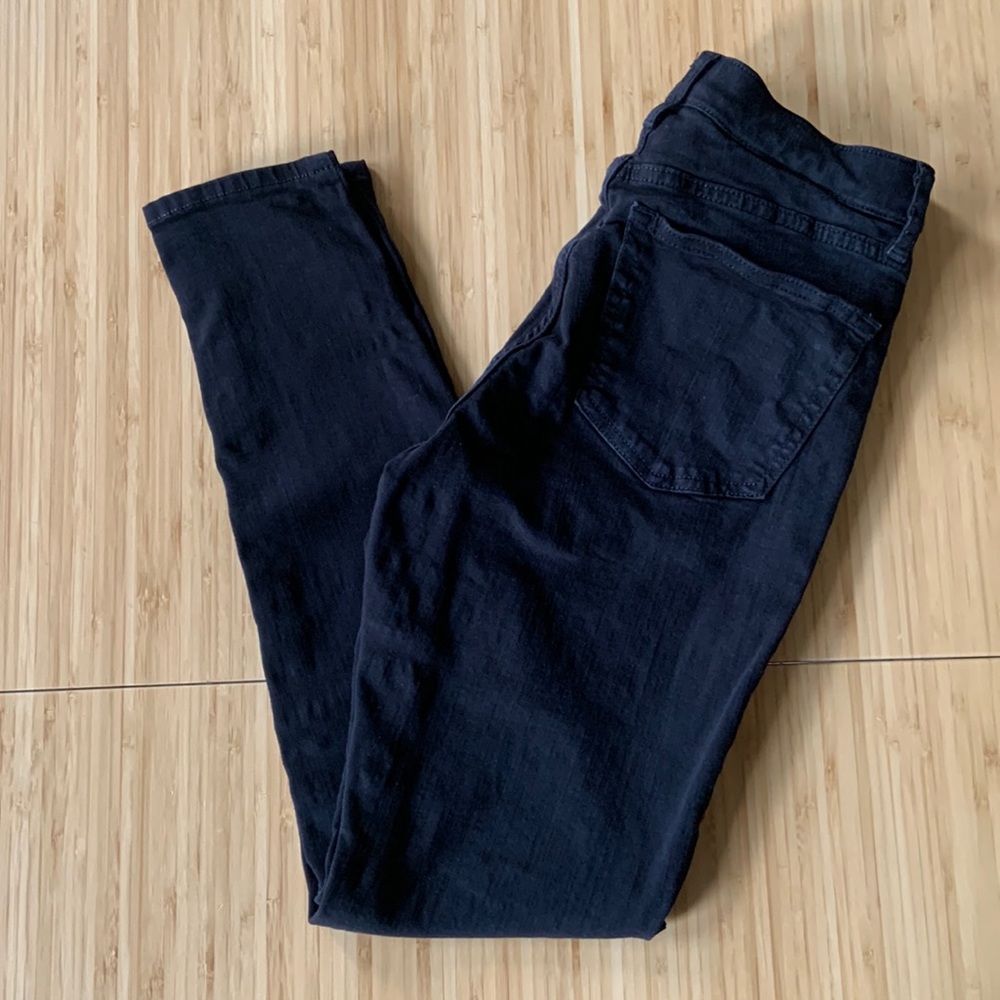 Women’s Top Shop Jamie High Rise Skinny Jeans in Black